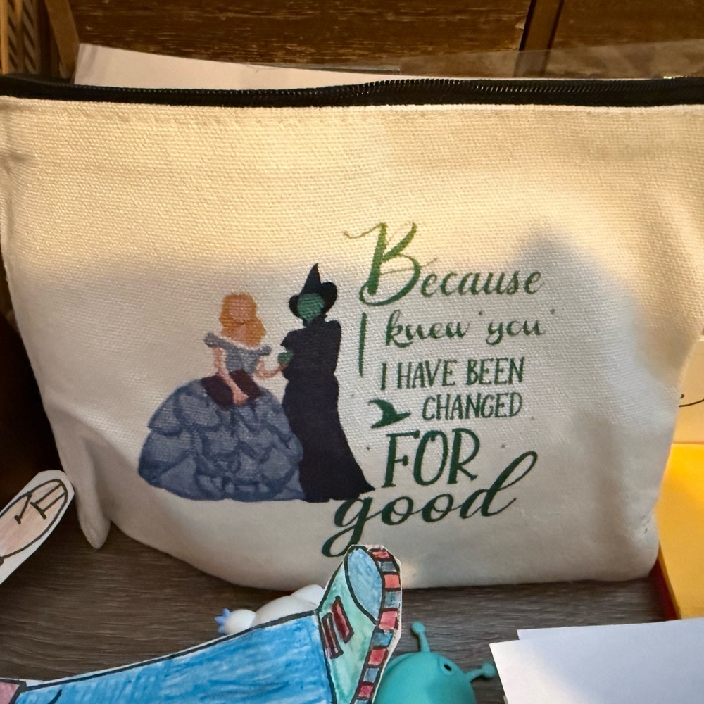 Canvas Pouch with Printed wicked Design